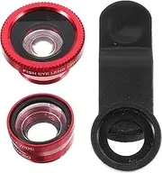 PEPLAYTAL 2 Sets 3 1 Phone Lens Kit Fisheye Wide Angle Macro Lens with Clip for Smartphones with Black Clip for Detailed Photography and Capturing Unique Perspectives