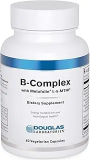 Douglas Laboratories B-Complex w/ Metafolin | Comprehensive B Supplement to Support Blood Cells, Hormones, and Nervous System* | 60 Capsules