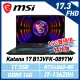 msi微星 Katana 17 B13VFK-089TW 17.3吋 電競筆電(16G雙通道特仕版)