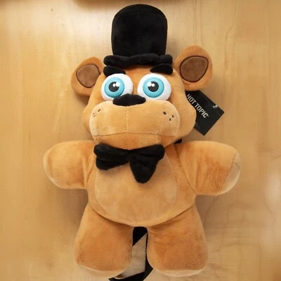 Five Nights At Freddy's - 16" Freddy Teddy Bear Backpack Purse - Hot Topic NEW