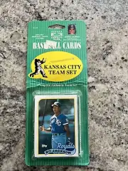 1989 Kansas City Royals Baseball Topps Complete Team Set Bo Jackson G