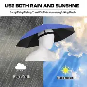 69 Cm Umbrella Hats For Adults. 360° Against Head Umbrella. Water Umbrella Hat