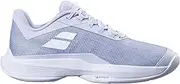 [Babolat] Women's 2 Ac Women, Jet Tere All Court Tennis Shoes, Support, Cushioning, Active Flexion Technology, Breathable Ortholite Sole, French Brand, Queen Jio Grey, UK 6, Xenon Blue White, 7 AU
