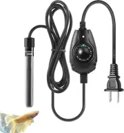 25W Super Mini Aquarium Heater: Adjustable Heater for Small Fish Tank 2-6