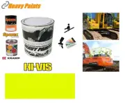 Excavator Boxing Ring HI-VIS Yellow Digger Paint Enamel Paint 1 Litre Tin