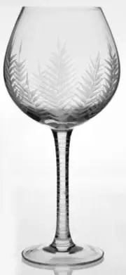 Tommy Bahama Etched Palm Red Wine Glasses - Set of 2-SELLING FAST