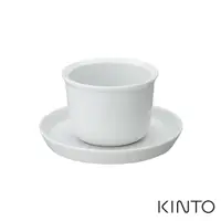 在飛比找PChome24h購物優惠-日本KINTO LT杯盤組160ml- 白