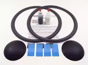 JBL LE14A C56 L101 14" Woofer Foam Kit Speaker Repair w/ Shims & Dust Caps!