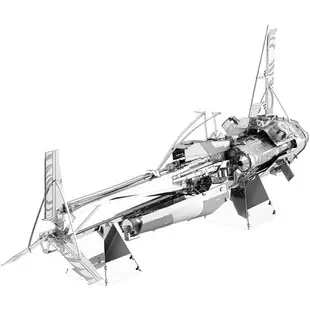全金屬3D立體金屬拼圖手工DIY拼裝模型 星球大戰的飛梭摩托