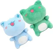 JOINPAYA 2pcs Plush Frog Keychain Charms Cute Hanging Ornaments for Bags Backpacks Stuffed Frog Doll Pendants for Adults for Decorations Each