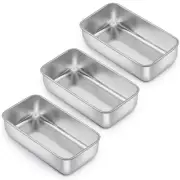 E-far Loaf Pan for Baking Bread 9 x 5 Inch Stainless Steel Baking Loaf Pans M...