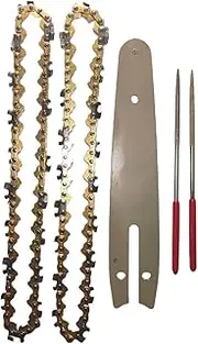 6 Inch Electric Chainsaw Chain Saws Blades Sharp Garden Tools Saw Parts Accessories Guide Bar Steel Mini Chainsaws Chain Set