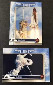 Space Shuttle Challenger Historic Autograph Famous Americans Flight 2 Cards