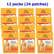 12x AA Tiger Balm Plastered-RD Large Patch Warm Relief Muscle Pain Neck Back