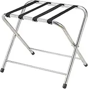 Luggage Rack for Guest Room - Suitcase Stand, Steel Made Hotel Luggage Rack, Foldable Suitcase Rack/Shoe Rack, Travel Bag Guest Room Storage Shelf, Portable Home Coat Hanger