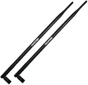 TECHTOO 9dBi WiFi Antenna with SMA Male (SMA-Plug) Connector Compatible W/IP Camera & Other Wireless Security Camera Antenna - 2.4Ghz Wireless Networking Device(2-Pack)