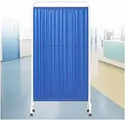 6ft Tall Privacy Screen,Beauty Salon Screens,Protective Standing Door Partition with Casters,Room Divider for Hospital Hall Office(Color 4,2-Panel)