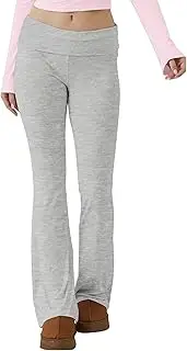 [Meladyan] Women’s Flare Yoga Pants Casual Basic Bootcut Flare Leggings Buttery Soft Waisted Workout Lounge Bell Bottom