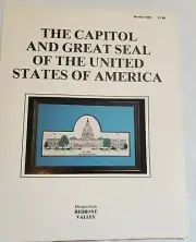 The US CAPITOL of the United States of America Cross Stitch Chart Redbone Valley