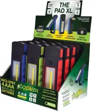 GoGreen Power THE PAD XL Pocket Work Light 12 pk, Assorted Colors ,NEW WHOLESALE