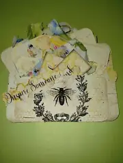 Bee loaded Pocket tags Junk Journal Scrapbook USA Seller gift