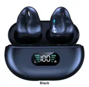Wireless Earbuds Bluetooth, clip-on Ear protection Earbuds - Black Or White