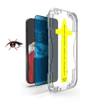 Full Coverage PRIVACY Tempered Screen Protector for iPhone 16 Plus (16.7") With Easy Installation Frame - Anti Spy