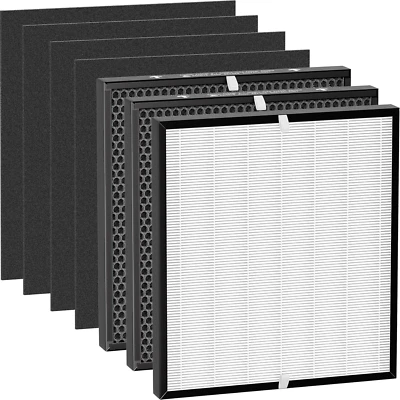 3000 Replacement Filter Set Compatible with 3000,3000M, 3000Pro Air Purifier, wi