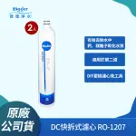 【BUDER 普德】DC快拆式 RESIN 食品級樹脂濾心 RO-1207(2入組)