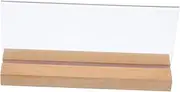 ERINGOGO Display Stand Pram Cup Holder Display Board Clear Table Display Stand Card Display Stand Custom Signs Coffee Pod Holder Table Stands for Signs Display Supplies Labels Wooden
