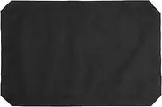 Happyyami Pet Bed Mesh Cooling Mat for Dogs Dog Couch Bed Breathable Dog Bed Covers Bed XL Puppy Blanket No Chew Spray for Dogs Pet Mesh Hammock Replacement Kennels XLarge Black Oxford Cloth