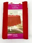 Way to Celebrate Valentine's Day PEVA Red Tablecloth 70" Round