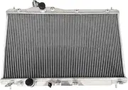 2 Row Aluminum Radiator Compatible With Civic 2012-2015 Acura ILX 2013-2015 AT MT
