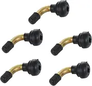 iplusmile Long Lasting Tubeless Tire Valve Extensions 5pcs Set 45 Degree Bend Fit for Car Rv Motorcycle Truck Easy Inflati