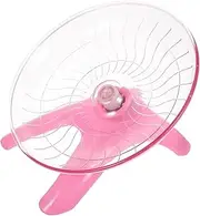 Abaodam Hamster Flying Saucer Exercise Wheel Silent Running Disc for Animals for Dwarf Hamsters Mice Hedgehogs and Gerbils Random Color Design for Fun Playtime