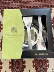 New In Box Wilton Armetale Belle Mont 3 Piece Salad Serving Set