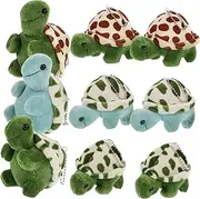 KOMBIUDA Cute Plush Turtle Keychain Stuffed Animal Charm Turtle Pendant Keyring Bag Decor Charms
