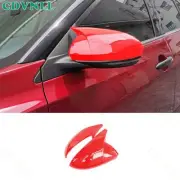 OX Side Rearview Mirror Cover Trim 2PCS For Nissan Sentra 2020-24 Bright Red Car (for: Nissan)