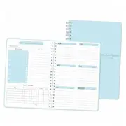 Undated Weekly Planner, Weekly To Do List Notebook with Weekly A5 size Blue