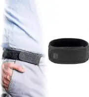 BeltBro Titan No Buckle Elastic Belt For Men-Fits 1.5 Inch Belt Loops Comfort L Black
