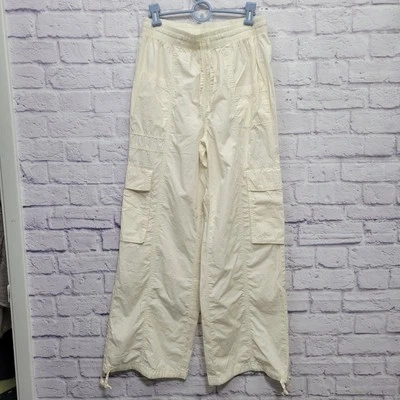 NWT Aerie Go For It Baggy Cargo Pant Size SP Parachute High Waist Elastic Skater