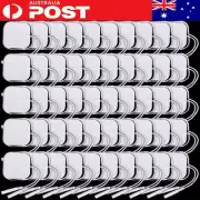 UP to 100X TENS Unit Pads 4*4cm Replacement Electrode Patches for Electrotherapy