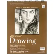 Strathmore Medium Drawing Spiral Paper Pad 11"X14"-24 Sheets 400500