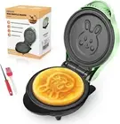 Mini Waffle Maker Electric waffle iron Nonstick Cartoon Rabbit Shape Pan for Kid