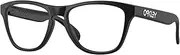[Oakley] OY8009 Eyeglasses Bundle: OY 8009 800906 Frogskins Xs Rx Satin Black and Medium Black leash Accessory kit, Frogskins Xs Rx Satin Black