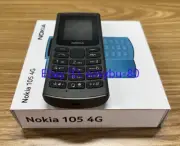 Nokia 105 4G Dual Sim Mobile Phone (Unlocked) Black Blue 1.8" 1020mAh Original