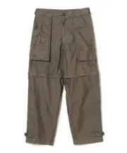 (ASK availability First) BEAMS Bush Pants Ⅱ CO/NY Garment Dye new