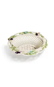 [Tiffany & Co.] Wildflower Woven Porcelain Bread Basket