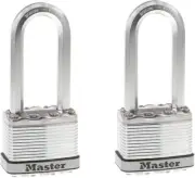 Master Lock Magnum 50mm With 64mm Extra Long Shackle Padlock - 2 Pack
