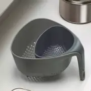 Joseph Joseph Nest 2 Piece Colander Set, Gray Space Saving Kitchen Gadgets NEW